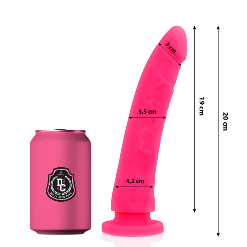 Gode Médical Rose en Silicone 20 cm - Delta Club