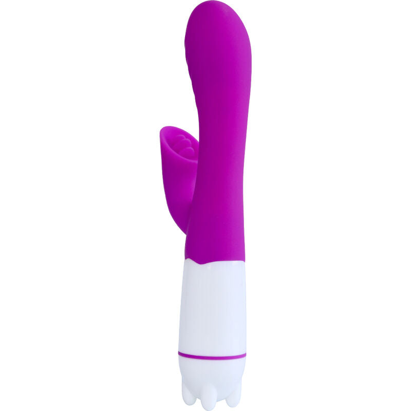 Vibromasseur Happy avec Langue Rechargeable Violet - Armony - Armony