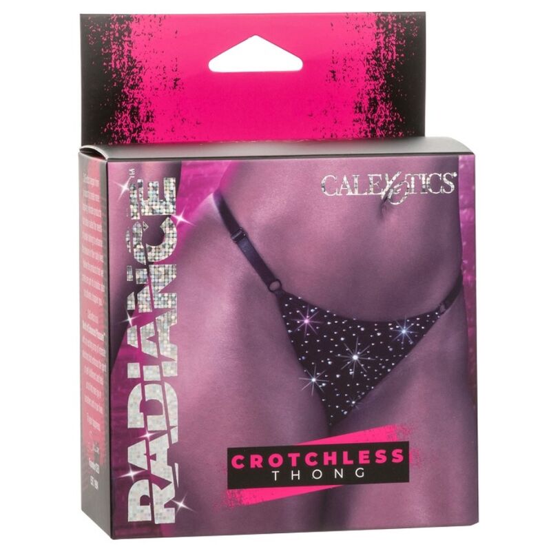String Ouvert Radiance Strass Sans Entrejambe - CalExotics