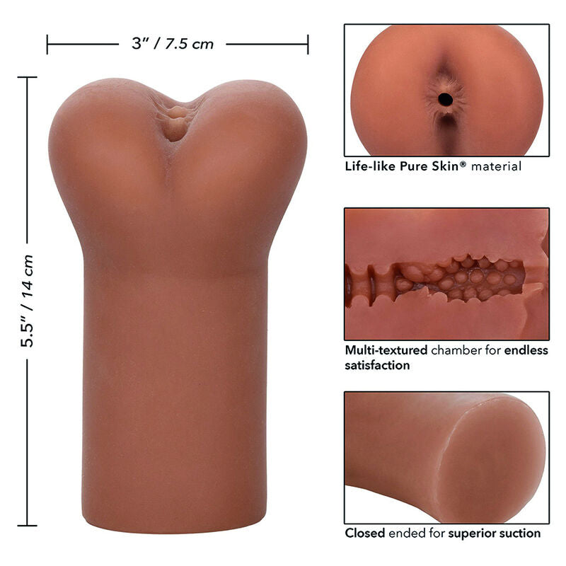 Masturbateur Anus Réaliste Marron - Calexotics