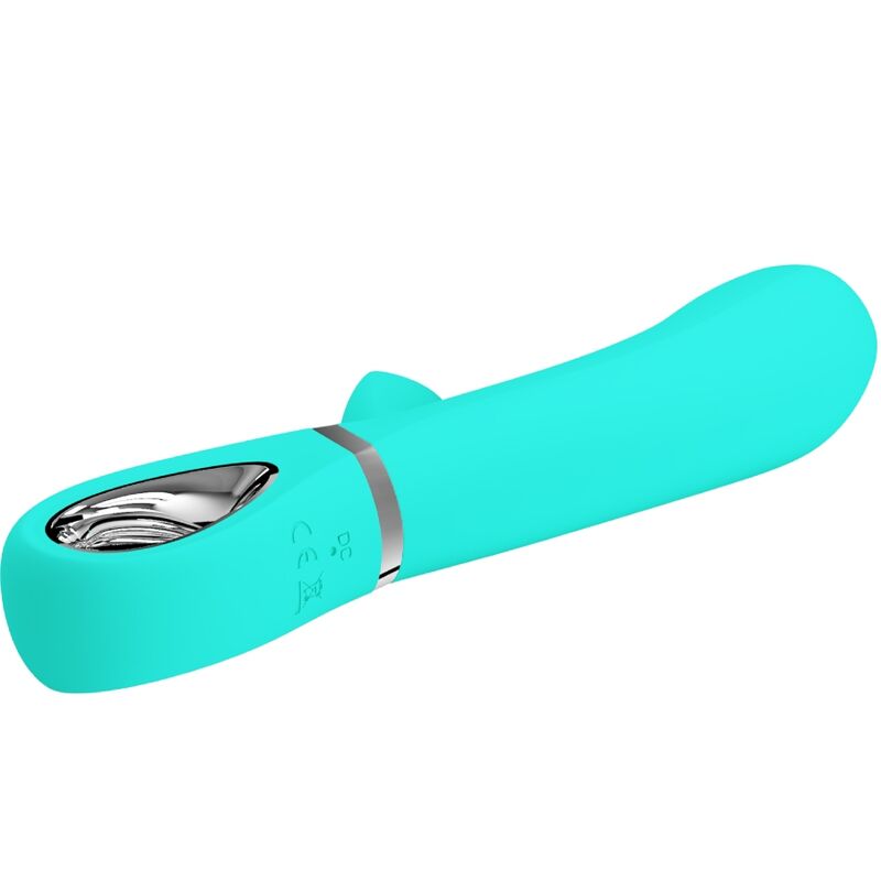 Vibrateur Rabbit Thomas Vert Aqua - Pretty Love - PRETTY LOVE FLIRTATION