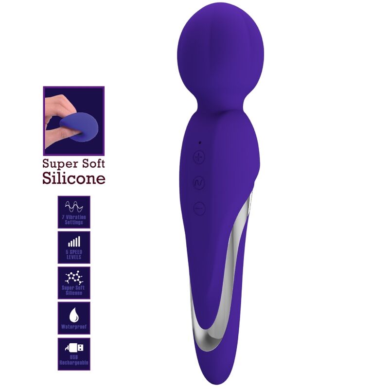Baguette Vibrante Walter Violet - Pretty Love - PRETTY LOVE FLIRTATION