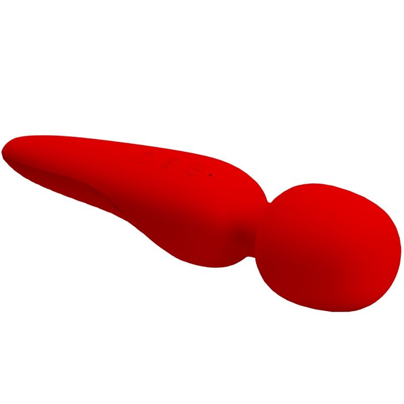 Masseur Vibrant Meredith Étanche Rouge - Pretty Love