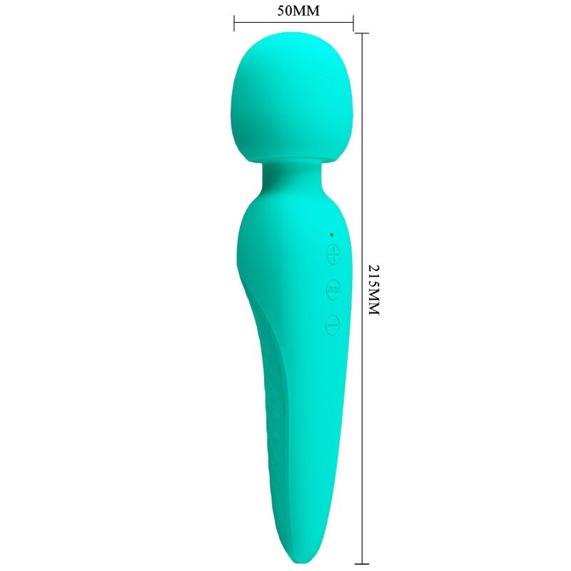 Masseur Vibrant Meredith Vert Aqua - Pretty Love