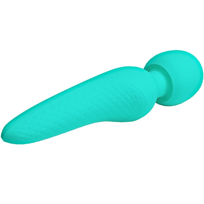 Masseur Vibrant Meredith Vert Aqua - Pretty Love