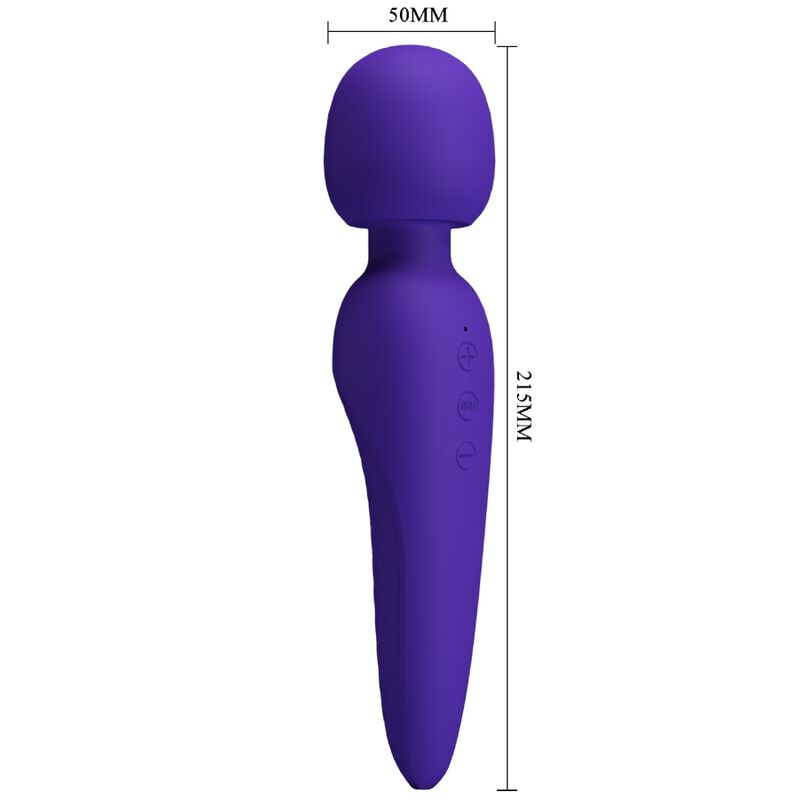 Masseur Vibrant Meredith 12 Modes Violet - Pretty Love