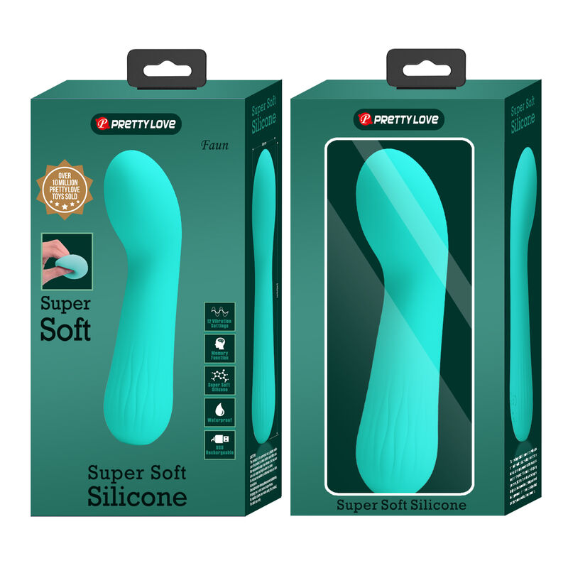 Vibrateur Point G Faun Vert Aqua - Pretty Love - PRETTY LOVE SMART