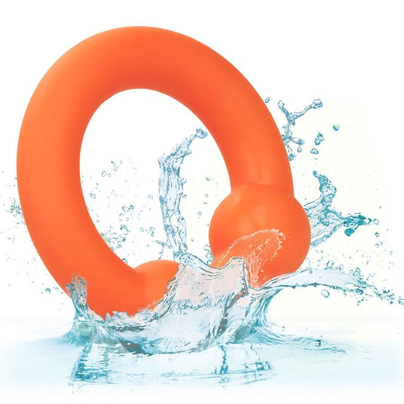 Anneau Pénien Alpha Double Bille Orange - CalExotics