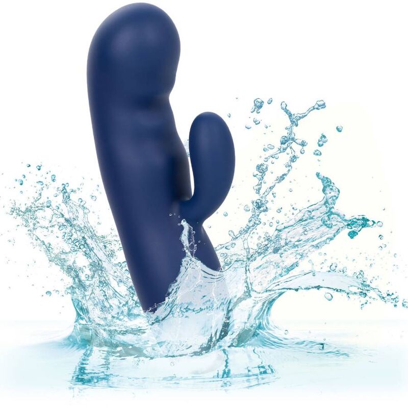 Stimulateur Point G Cashmere Duo Soie Bleu - CalExotics