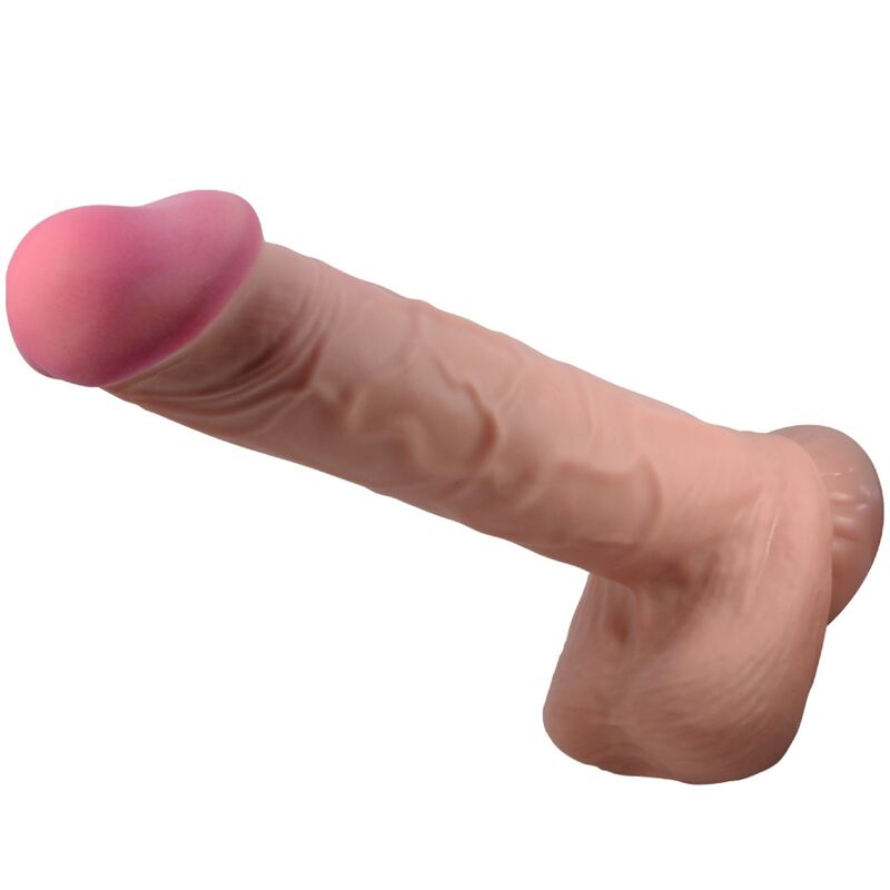 Gode XXL Ultra-Réaliste Marron 26cm Ventouse - Pretty Love