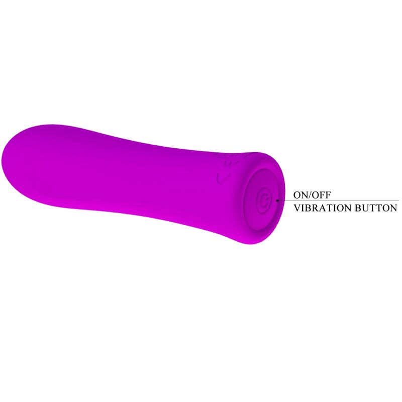 Pretty Love Mini Vibromasseur Alfreda avec 12 Modes de Vibrations en Silicone Rose