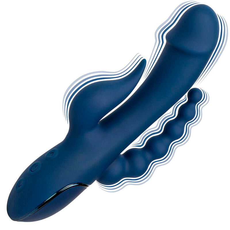 Vibromasseur Triple Orgasme III Bleu - CalExotics