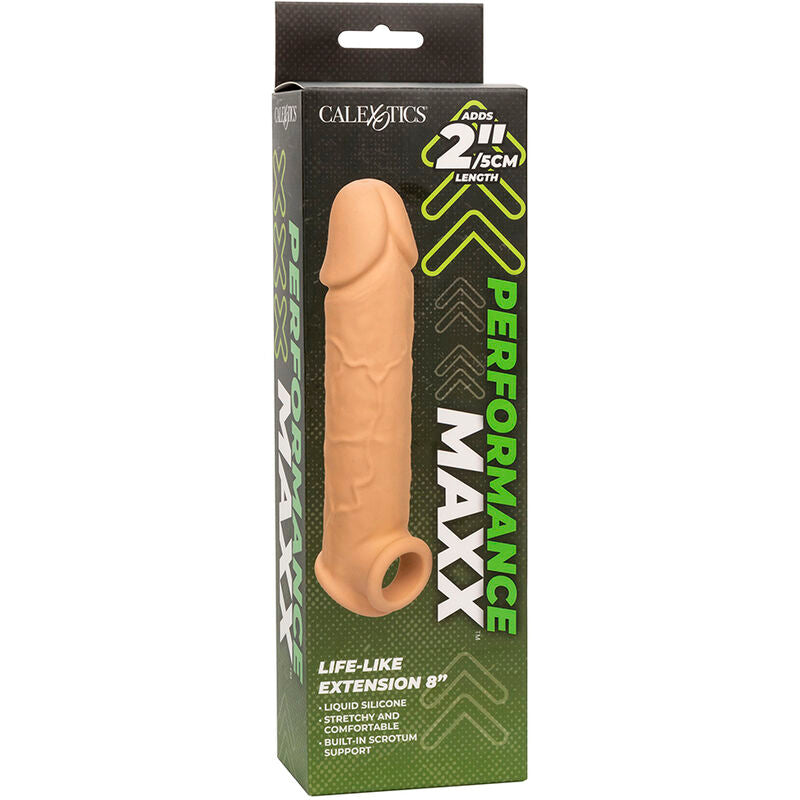 Manchon Pénis Performance Maxx 8 Beige +5cm - CalExotics