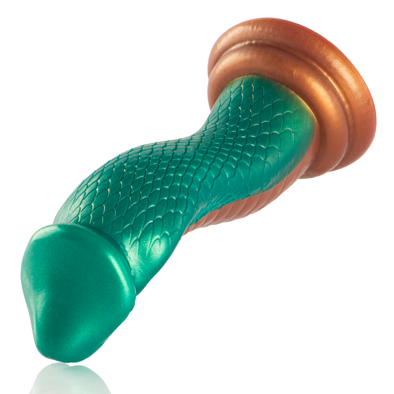 Gode Python Cobra Vert, Design Écailleux Fantasy - Epic