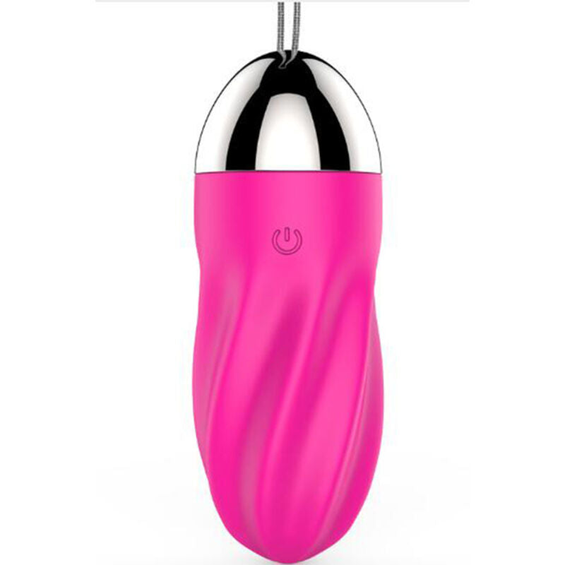 Armony – Œuf vibrant de poche en forme de spirale avec USB – Rose