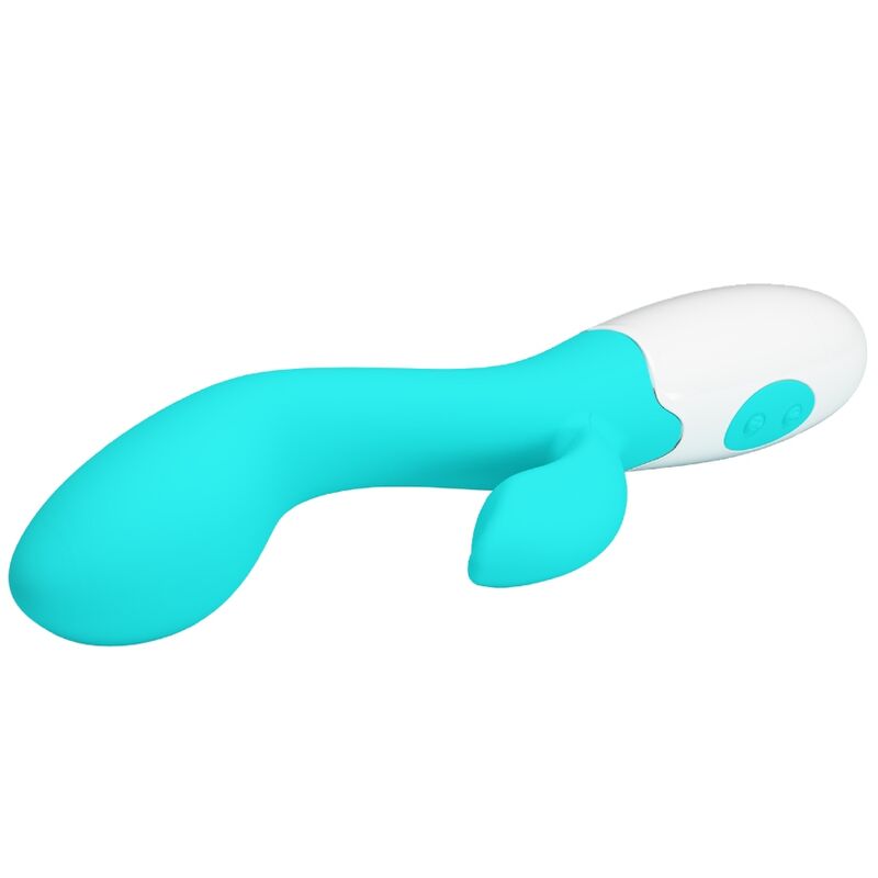 Vibromasseur Double Stimulation Brighty G-Spot Vert Aqua - Pretty Love - PRETTY LOVE FLIRTATION