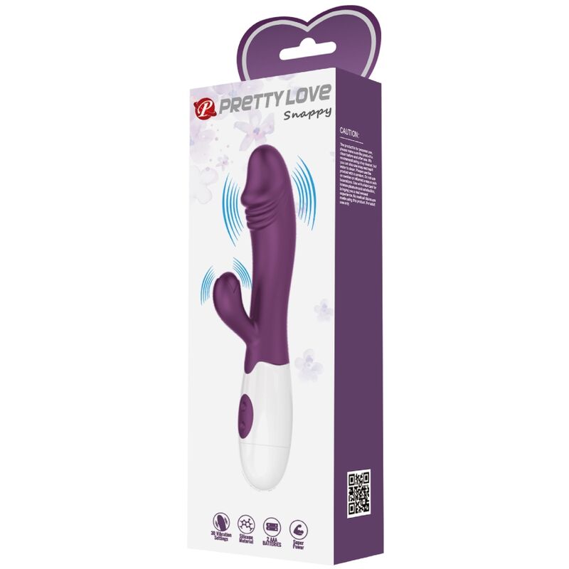 Vibromasseur Double Stimulation Snappy G-Spot Violet - Pretty Love - PRETTY LOVE FLIRTATION