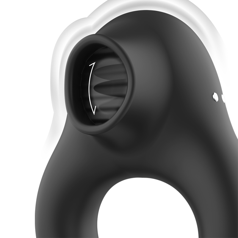 Anneau Vibrant Armony 3 Moteurs Silicone Noir-Or - Armony