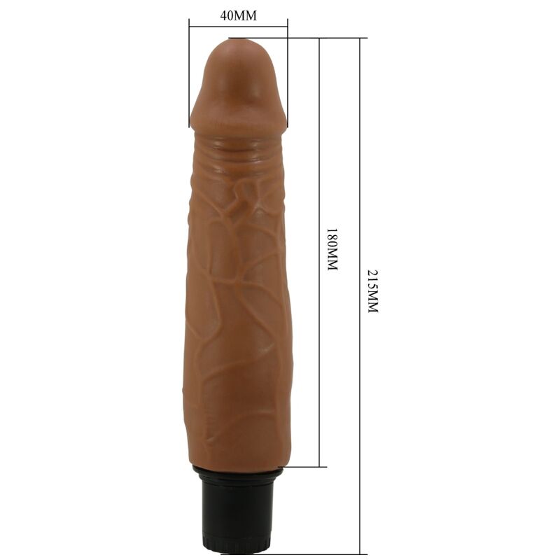 Realistischer vibierender Dildo Waldorf 18cm Mulatte - Pretty Love