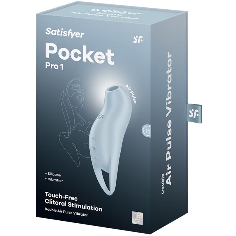 Stimulateur Clitoris Satisfyer Pocket Pro 1 Bleu - Satisfyer