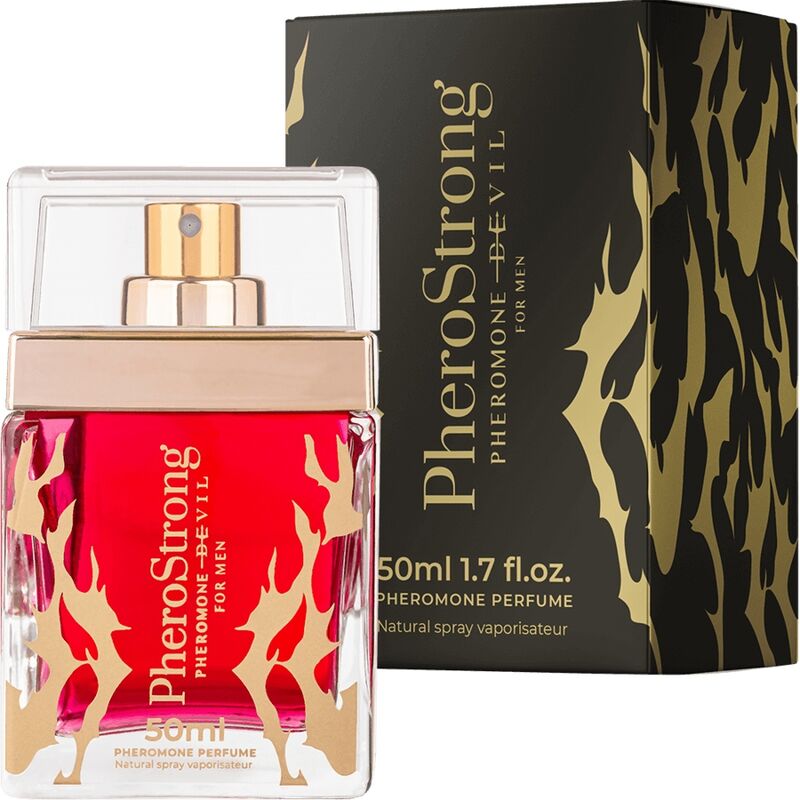 PheroStrong - Parfum avec Phéromones Homme Devil - 50 ml