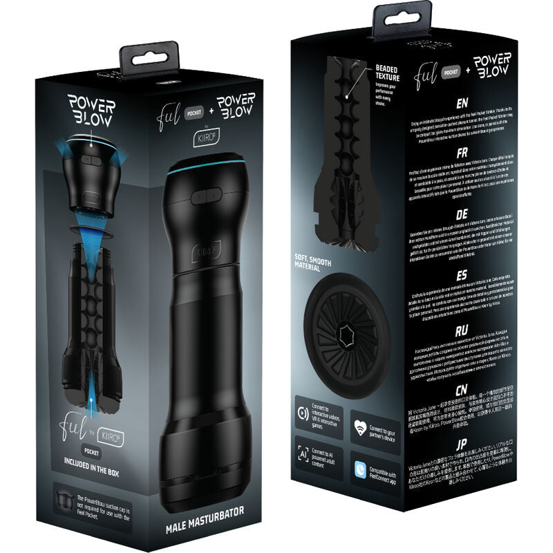 Masturbateur Connecté Kiiroo PocketBlow Noir - Kiiroo