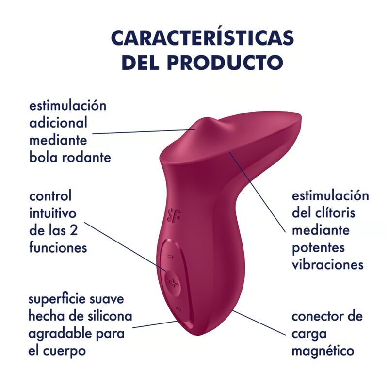 Vibromasseur à Poser Exciterrr Baie - Satisfyer