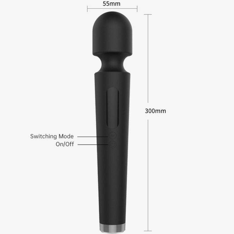 Masseur Wand X Power Large 7 Modes Noir - Armony - Armony