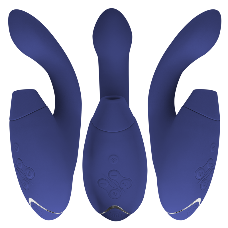 Womanizer - Duo 2 Double Stimulation du Clitoris | Bleu
