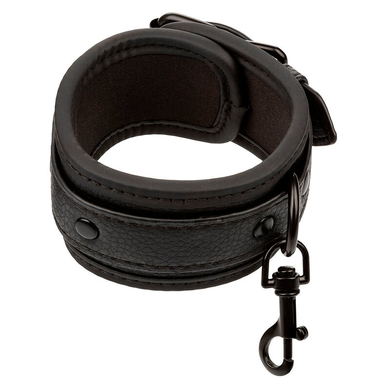 Entraves Chevilles Nocturnal Cuir Noir - Calexotics