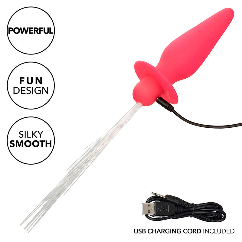 Plug Anal Vibrant Lumineux Southern Lights Rose - CalExotics