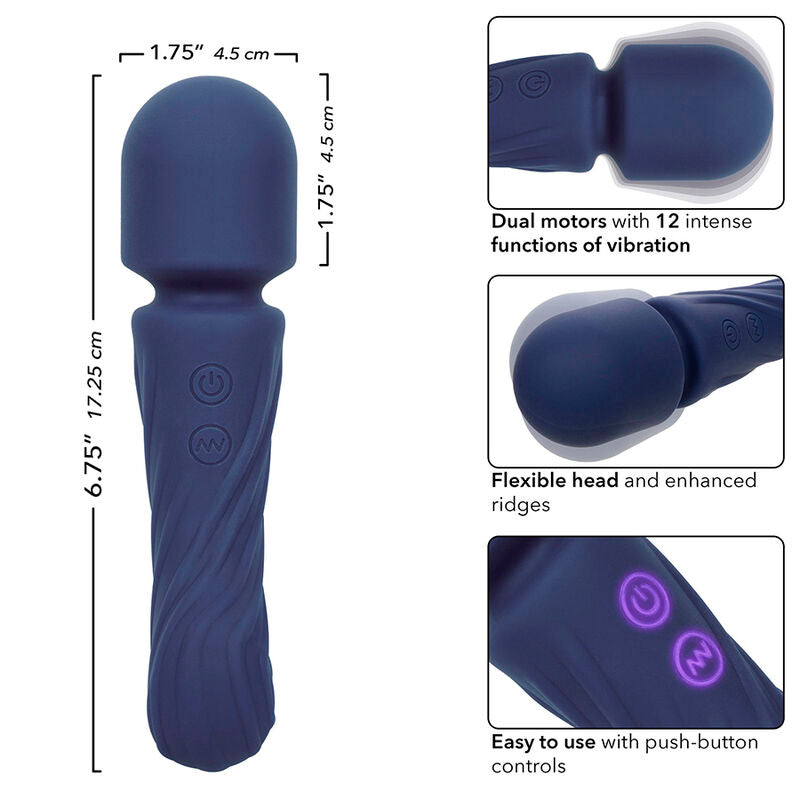 Masseur Intime Charisma Allure Double Moteur Violet - Calexotics