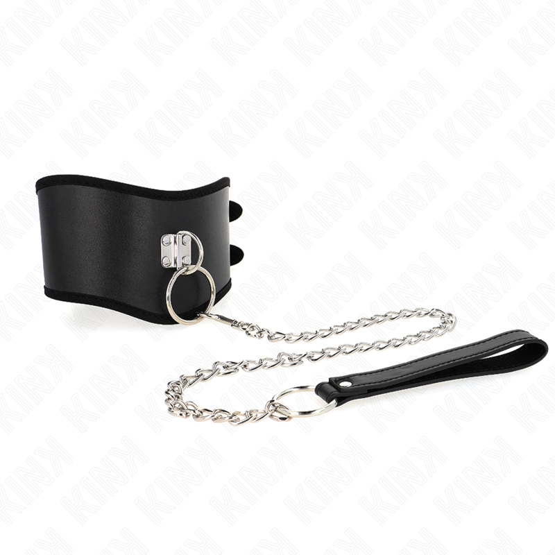 Set Collier Laisse KINK 65cm avec Bracelet Réglable - KINK - KINK COLLAR & GAG