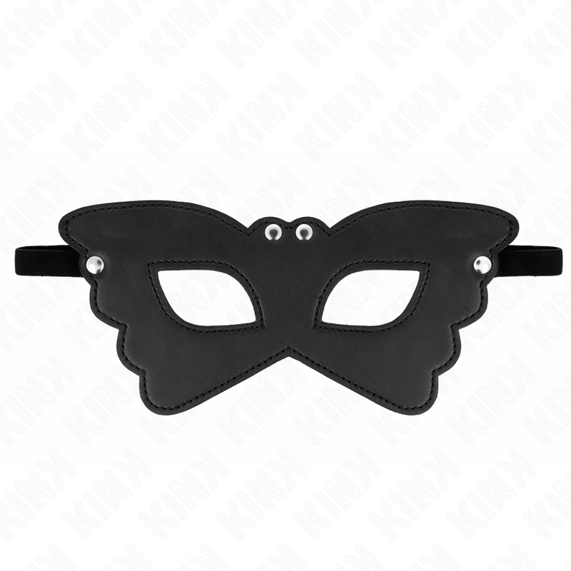 Masque papillon en cuirette 20 x 9 cm - Kink - KINK MASKED ALLURE