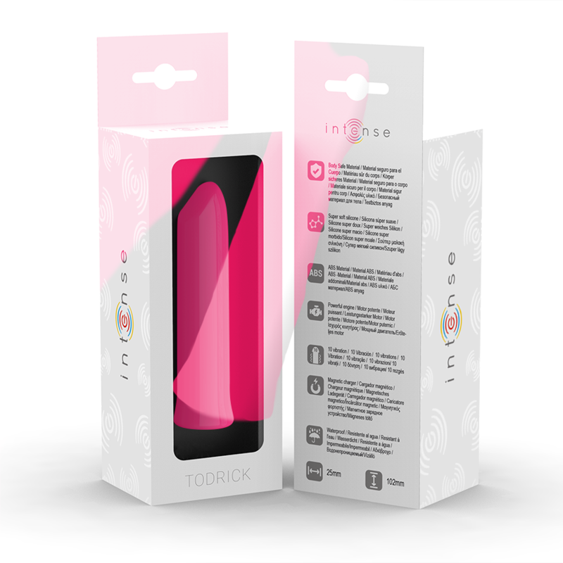 Stimulateur Clitoridien Todrick Pink Bullet Rose - Intense