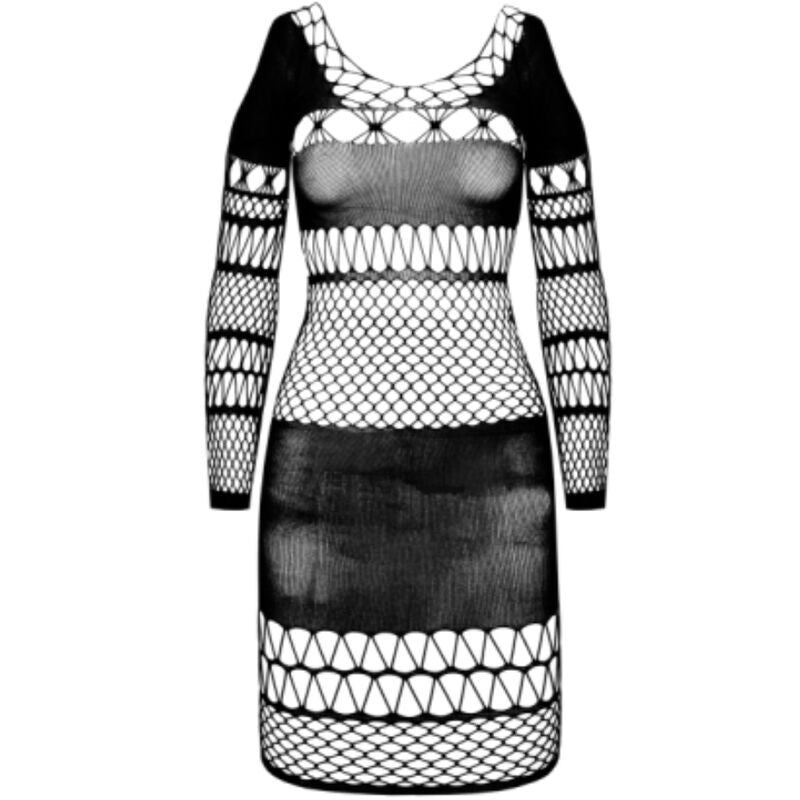 Bodystocking BS 105 Noir Taille Unique - Passion