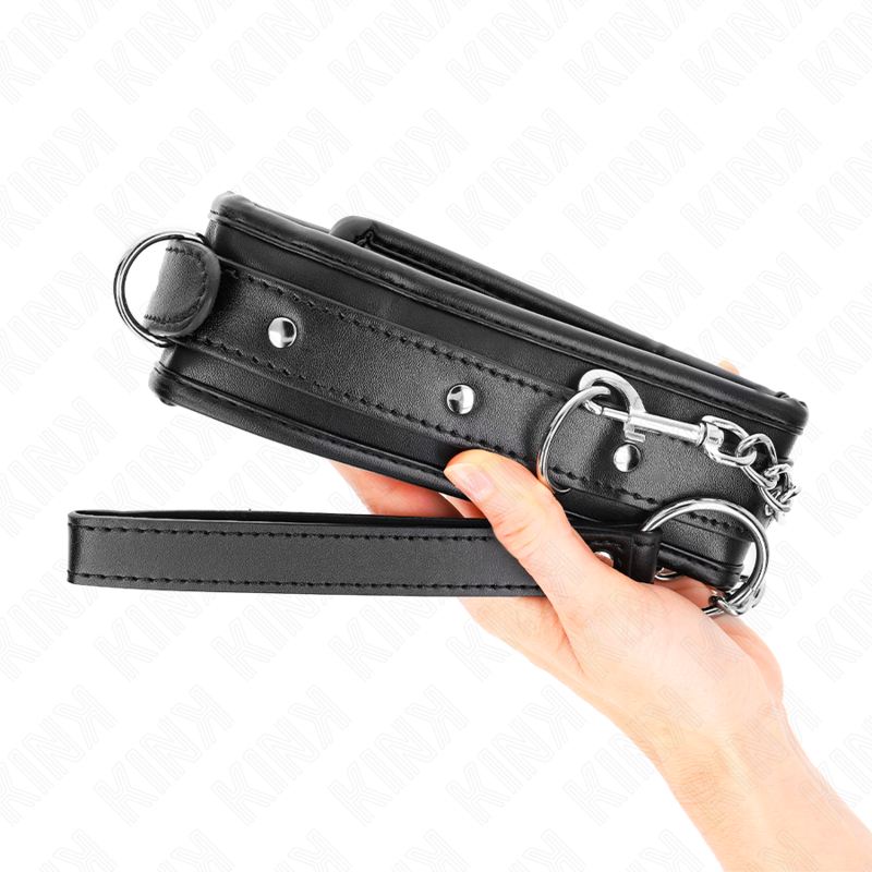 Collier BDSM Kink avec Ceinture 65cm Réglable 36,5-50cm - KINK COLLAR & GAG