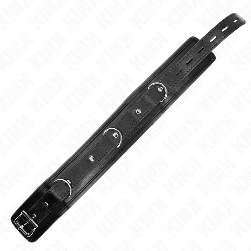 Collier BDSM Kink avec Ceinture 65cm Réglable 36,5-50cm - KINK COLLAR & GAG