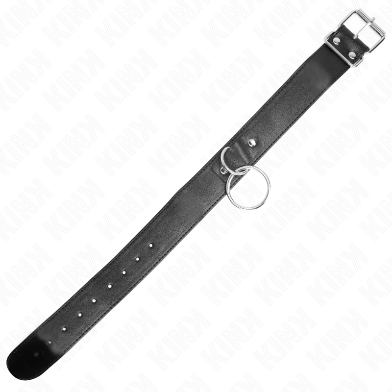 Collier BDSM Basic avec Laisse Modèle 4 Réglable 36-43cm - KINK - KINK COLLAR & GAG
