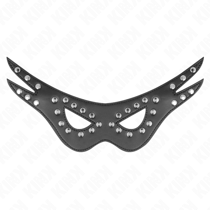 Masque sexy en cuirette modèle 1 27x13 cm - Kink - KINK MASKED ALLURE