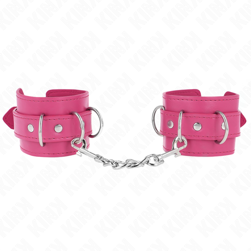 Bracelets BDSM Ajustables Rose 17,5-25 cm - KINK - KINK WRIST RESTRAINT