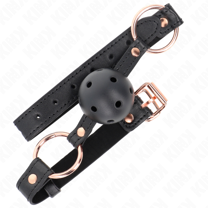 Balle gag premium TPE 4 cm avec sac 60 x 2 cm - Kink - KINK COLLAR & GAG