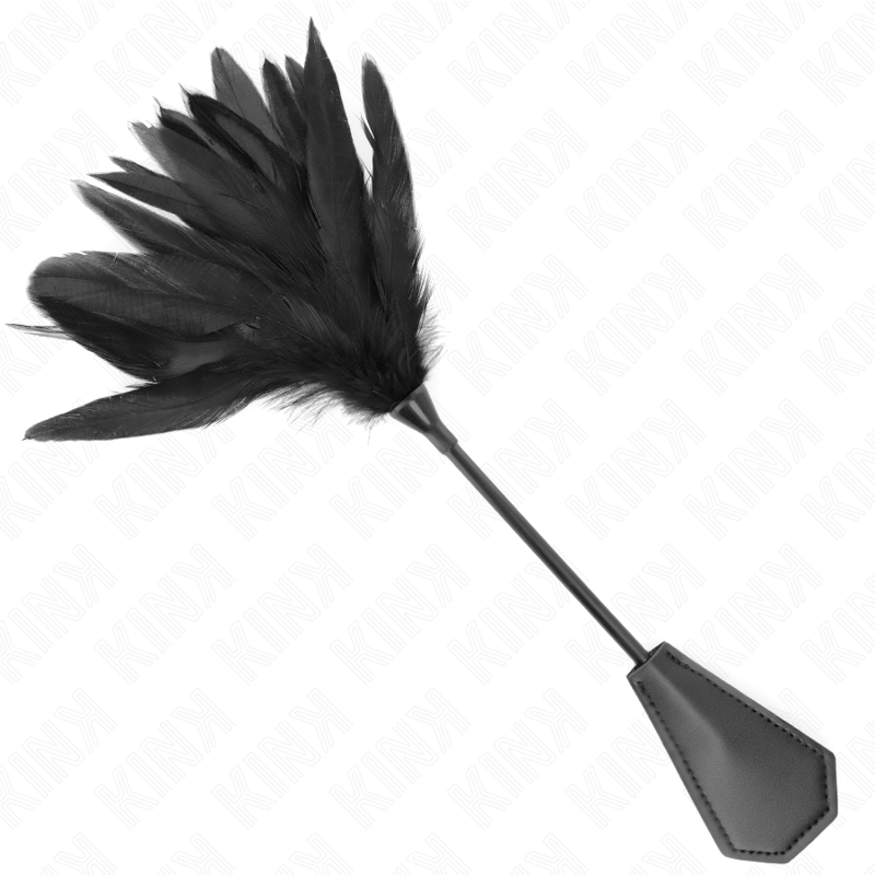 Plumeau Sensuel Plumes Chatouillées Volant 48cm - KINK - KINK IMPACT & TOUCH