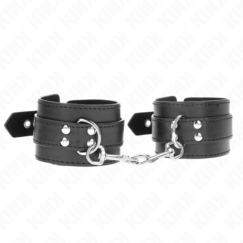 Bracelet BDSM Cuir avec Clous 35x6cm - Kink - KINK WRIST RESTRAINT