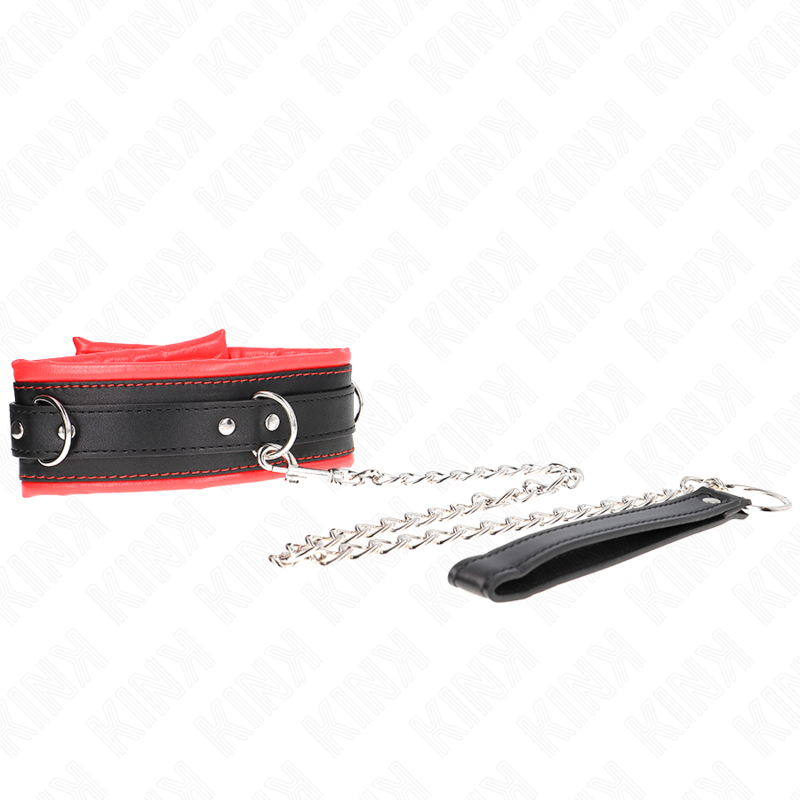 Collier BDSM Lourd avec Ceinture 65cm Modèle 3 Réglable - KINK - KINK COLLAR & GAG