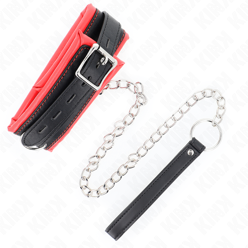 Collier BDSM Lourd avec Ceinture 65cm Modèle 3 Réglable - KINK - KINK COLLAR & GAG