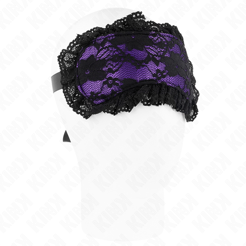 Kink - Masque bondage en dentelle - Noir