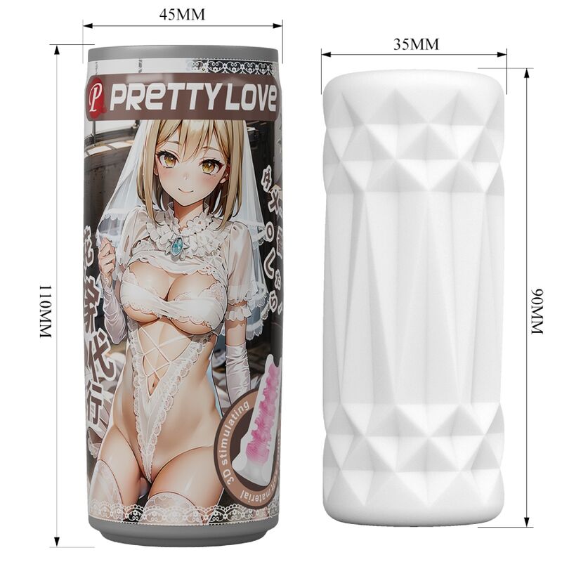 Masturbateur Masculin Pretty Love Modèle 1 Blanc - Pretty Love