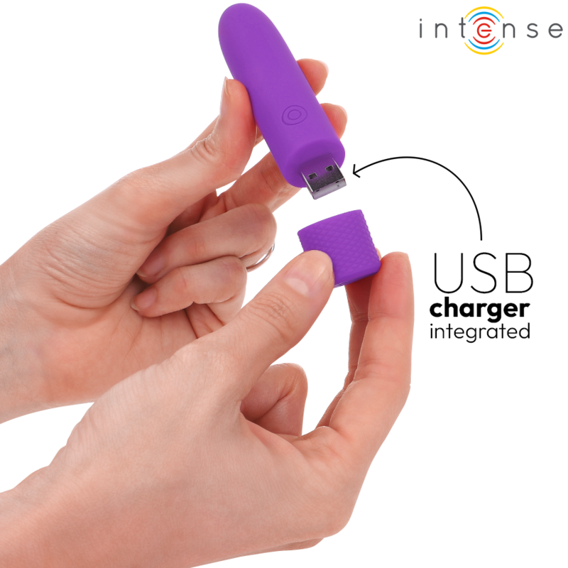 Bullet Vibrant Symone Rechargeable Violet 10cm - Intense