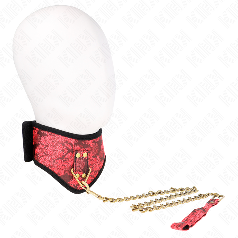 Collier BDSM Scandale avec Bracelet Dentelle 75cm - KINK - KINK COLLAR & GAG
